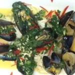 Coconut Thai Mussels with Saffron