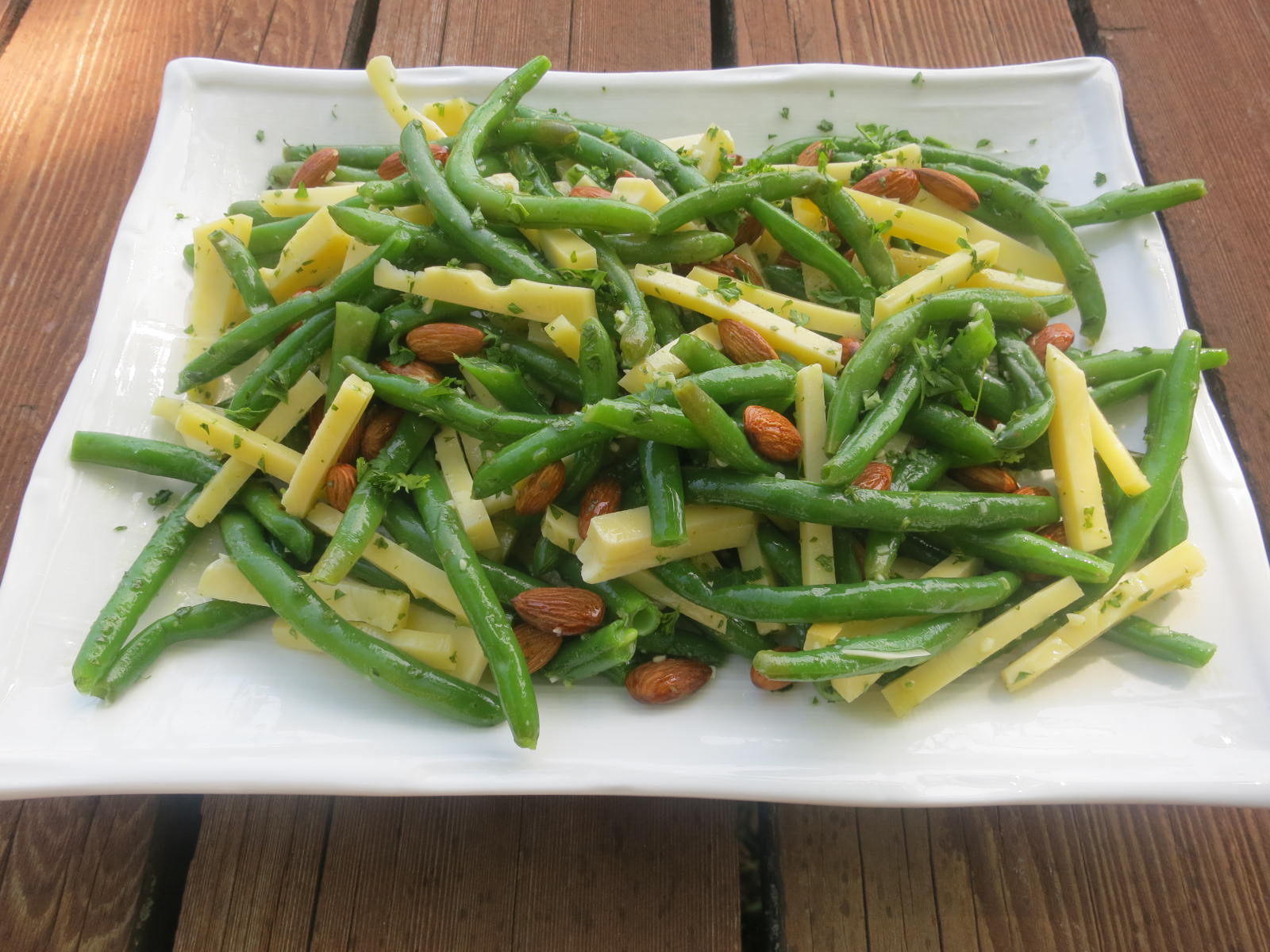 Green Bean and Jarlsberg Salad with Toasted Almonds | Toski Sands Market