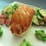 Sea Bass with Pea Puree