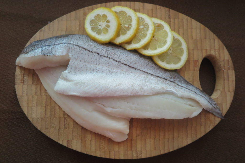 Broiled Haddock with Creamy Avocado Sauce Toski Sands Market