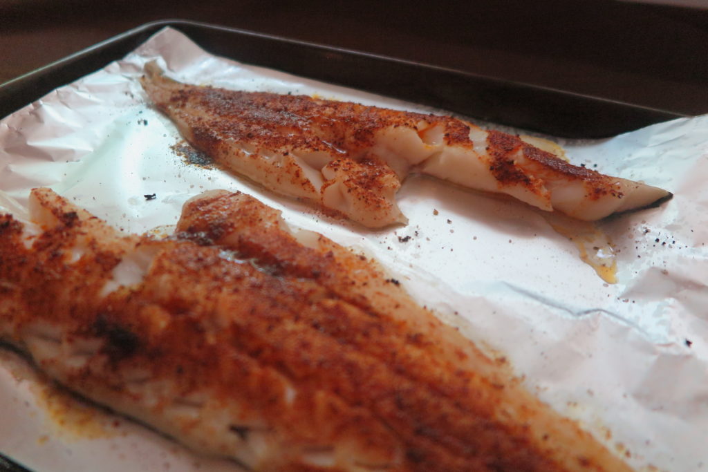 Broiled Haddock with Creamy Avocado Sauce Toski Sands Market