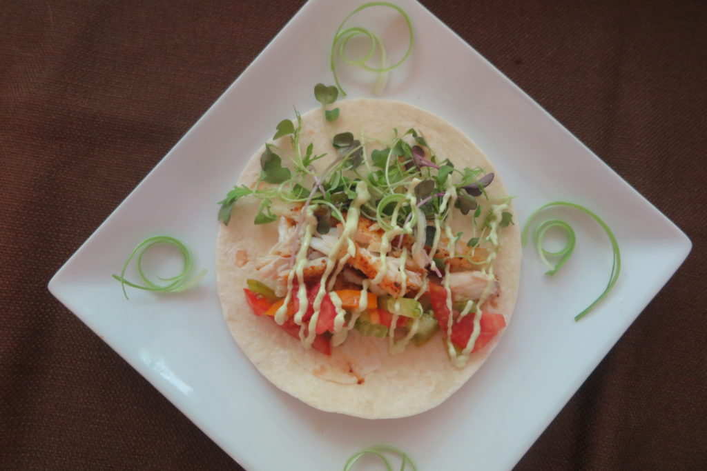 Broiled Haddock with Creamy Avocado Sauce Toski Sands Market
